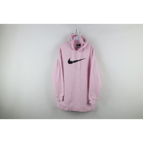 nike swoosh oversized hoodie